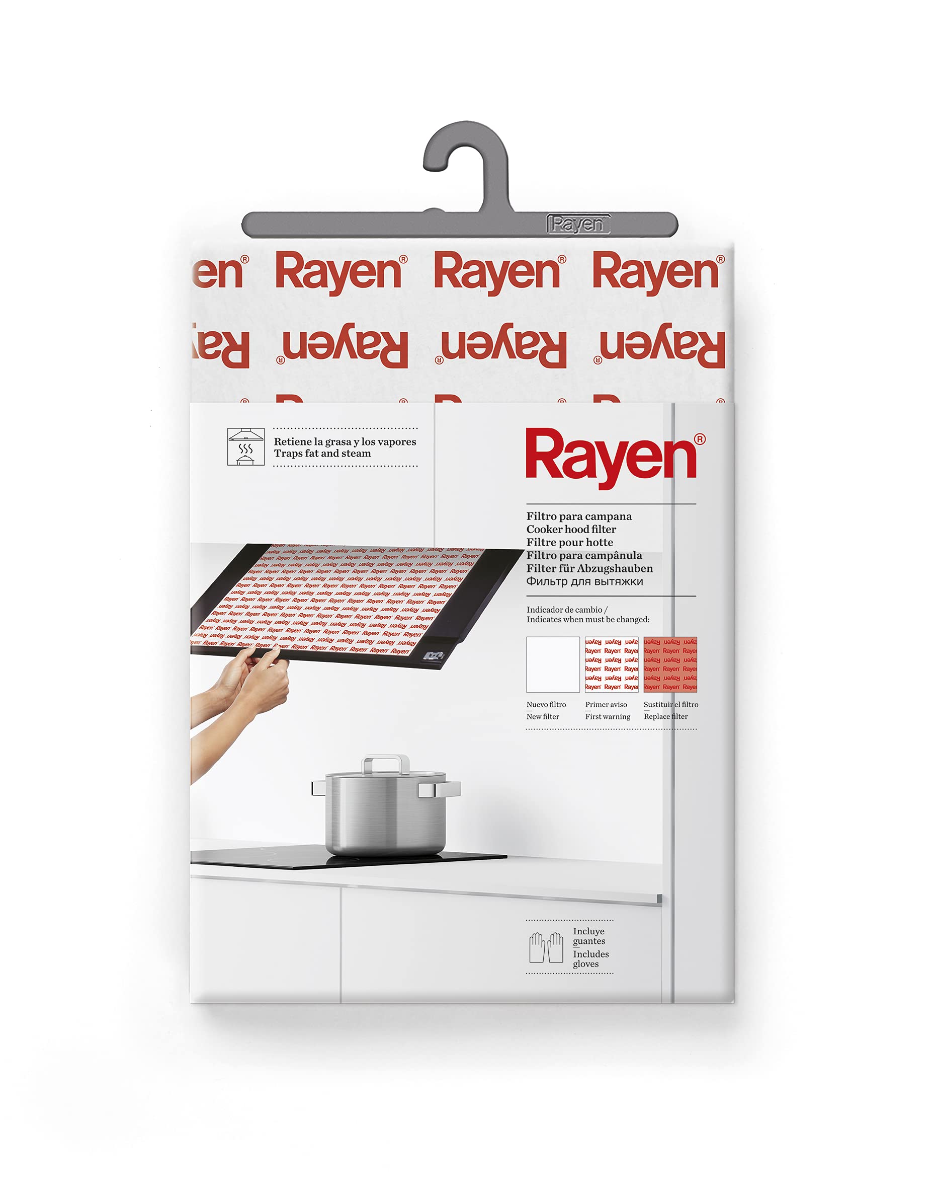 Rayen 6318 - Fat Filter, Universal, with Filterwechsel Indicator