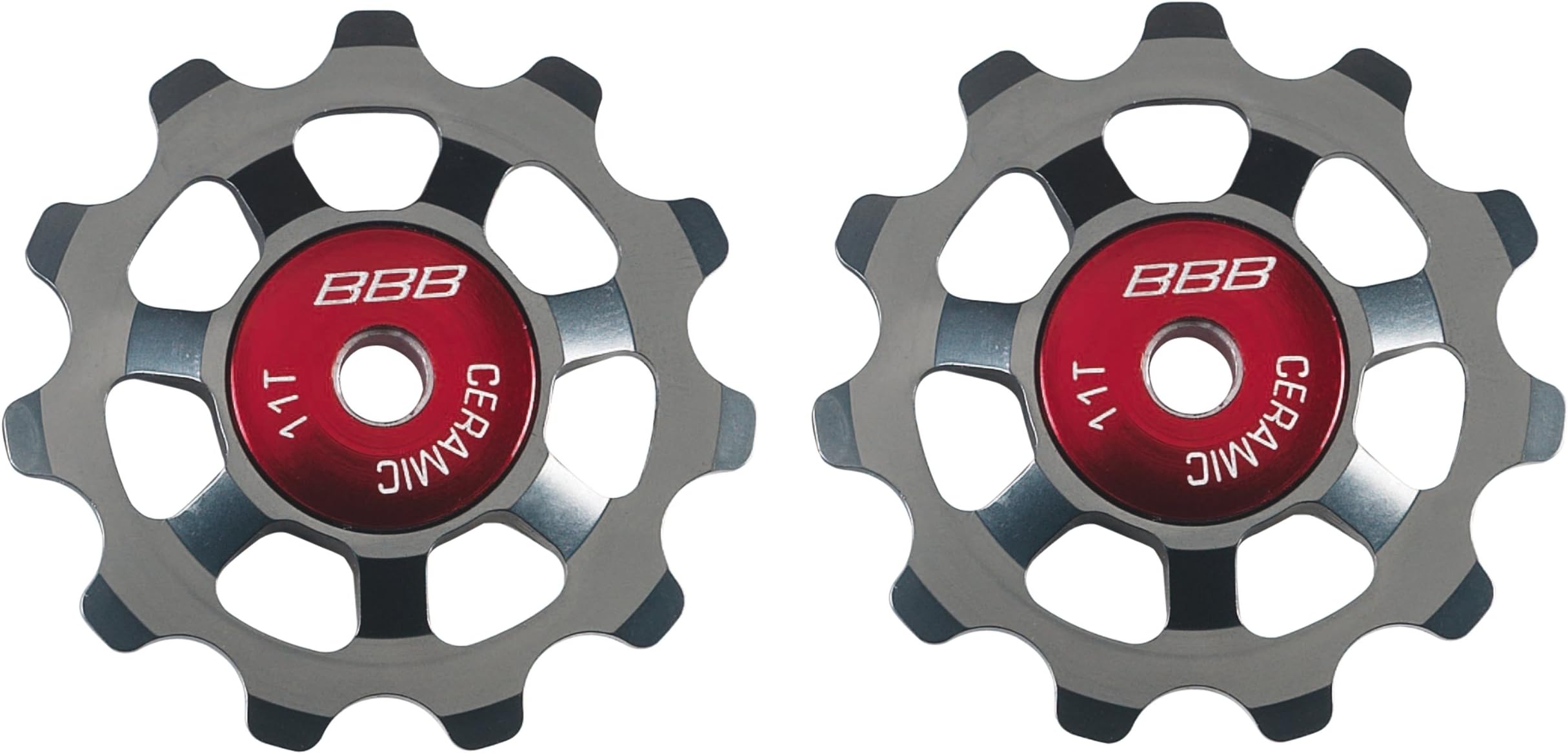 BBB AluBoys Ceramic Jockey Wheels BDP-22, Grey