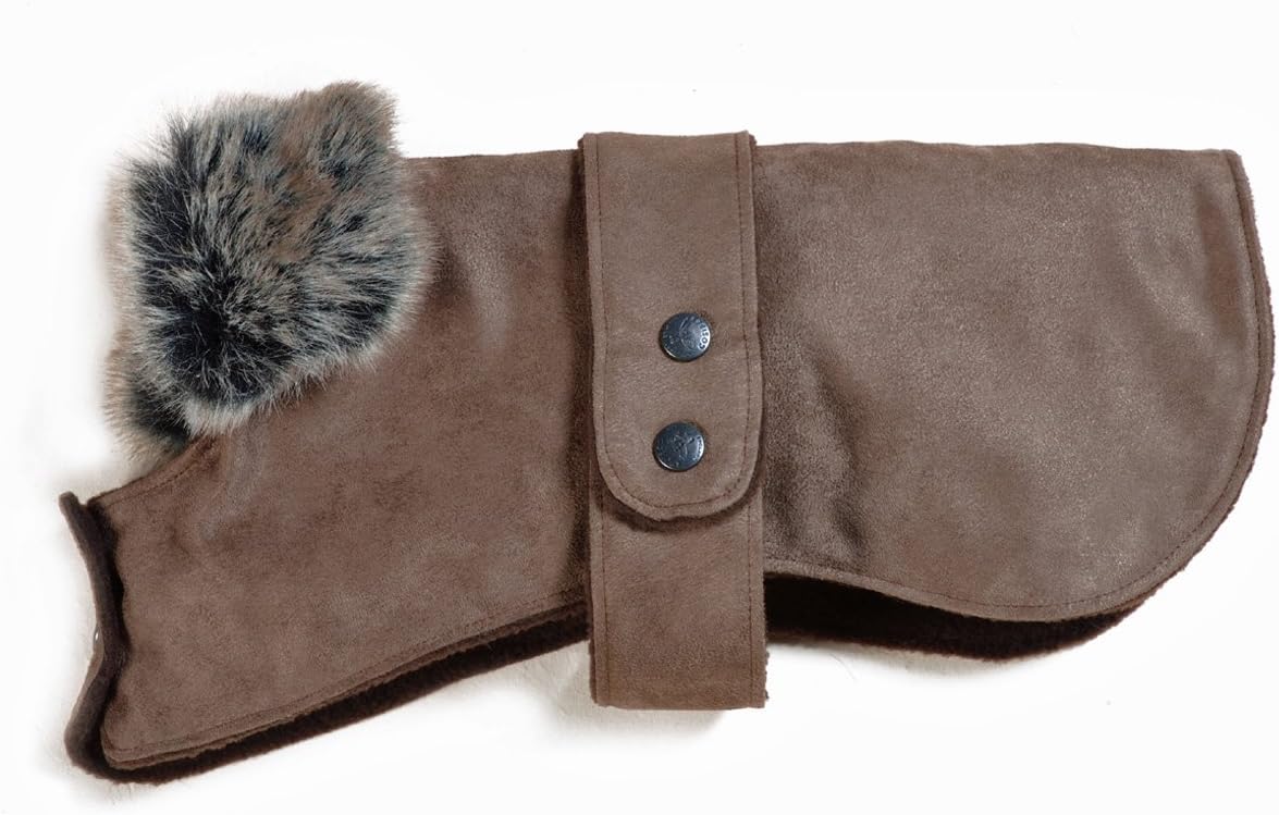 Cosipet Chelsea Coat, 14-inch/ 35 cm, Brown, 14-inch/35 cm