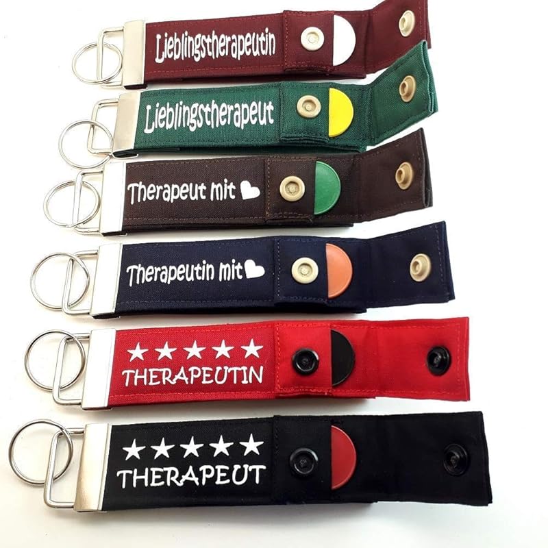 Schlüsselanhänger mit Chip THERAPEUT oder THERAPEUTIN Geschenk kleines Dankeschön für
