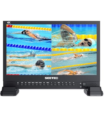 FeelVision 大型ディスプレイ 本体 Amazon.com: FEELWORLD 15.6 inch 4K Broadcast Director Monitor with