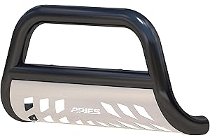 Aries B35-4015 3-Inch Black Steel Bull Bar, No-Drill, Select Chevrolet Colorado, GMC Canyon