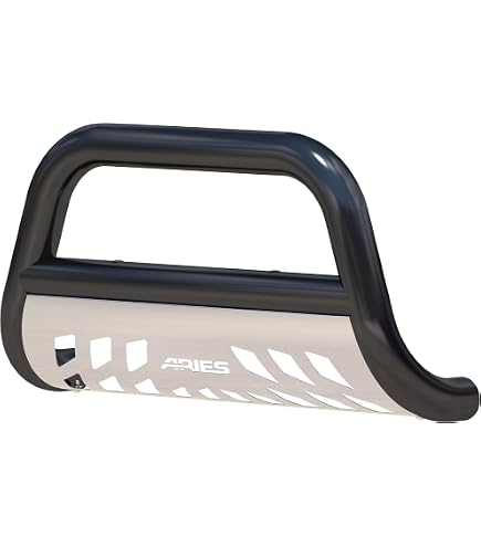 Amazon.com: ARIES B35-3007 3-Inch Black Steel Bull Bar, No-Drill