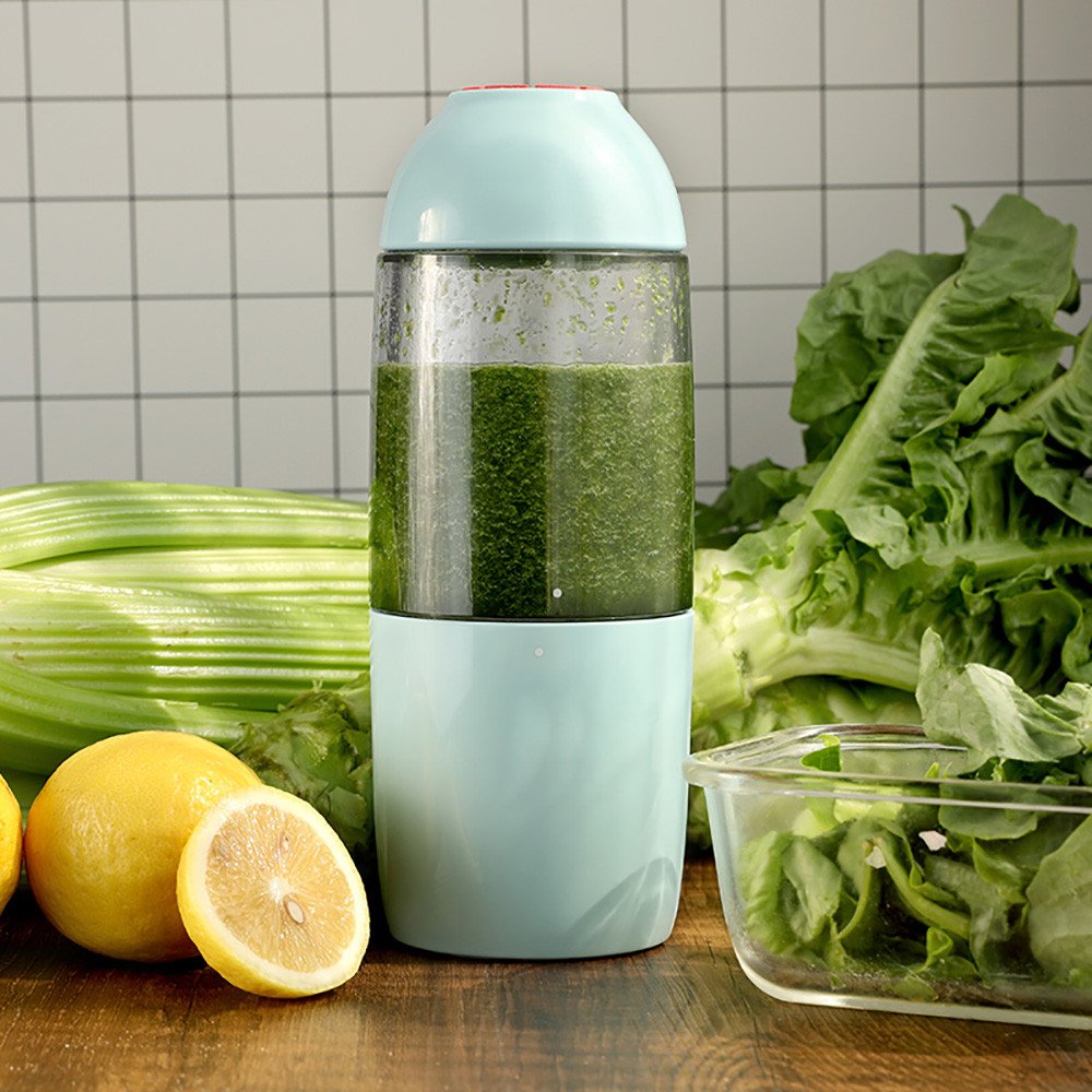 Nesee Portable Blender, Personal Blender with USB Rechargeable Small Blender for Shakes and Smoothies,Stronger and Faster with Ice Tray Funnel Recipe