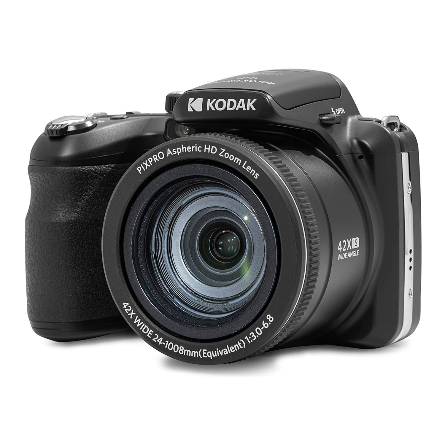 KODAK PIXPRO AZ425 20MP Digital Camera, 42x Optical Zoom, OIS, Black