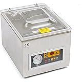 Goudergo 110V 120WAutomatic Vacuum Sealer Machine,DZ-260S Commercial Chamber Vacuum Sealer for Foods,Grains and Fruits