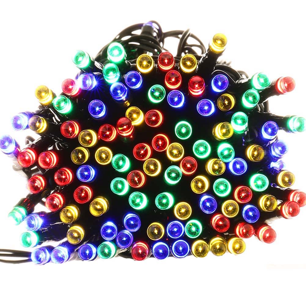Waterproof Solar String Lights 72ft 200 LED Fairy Lights for Outdoor Garden Landscape Lawn Patio Wedding Party Xmas Tree Home Decoration (Colorful)