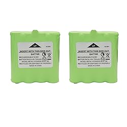 Karier 2Pcs 4.8V 700mAh Ni-MH BATT6R Battery Pack
