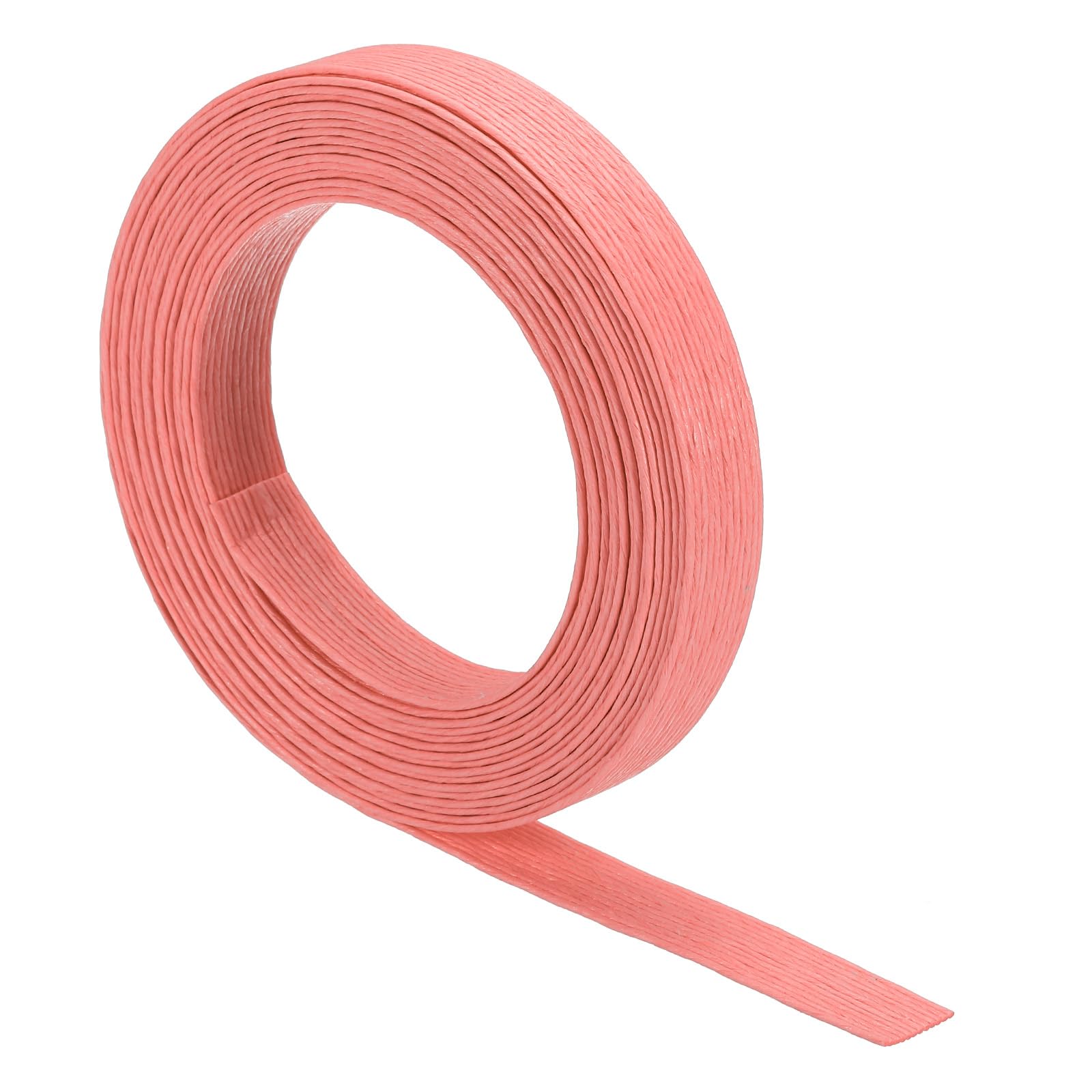 PATIKIL 5.4 Yards x 0.6" Paper Rattan Weaving Cane, 12-Ply Paper Rattan Weave Basket Weaving Supplies for DIY Rattan Woven Making, Pink