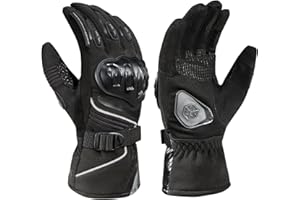 Scoyco Winter Motorcycle Gloves Touchscreen Rainproof Riding Gloves Ski Snowboard Cold Weather Warm Gloves for Men Adventure Touring ATV Mitts Scooter Snowmobile Cycling