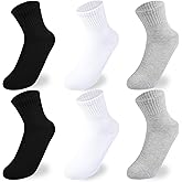 hakugoo Boys Crew Socks Kids Seamless Cotton Dress Socks Uniform Sock for Girls 4/8 Pairs