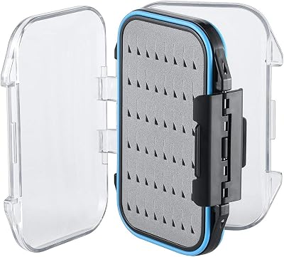 Gonex Fly Boxes Two-Sided Waterproof Lightweight Grey 10.4x7.6x3 cm