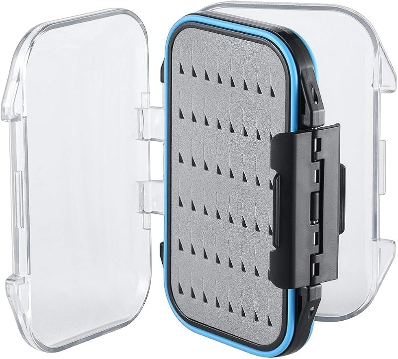 Gonex Fly Boxes Two-Sided Waterproof Lightweight Grey 10.4x7.6x3 cm