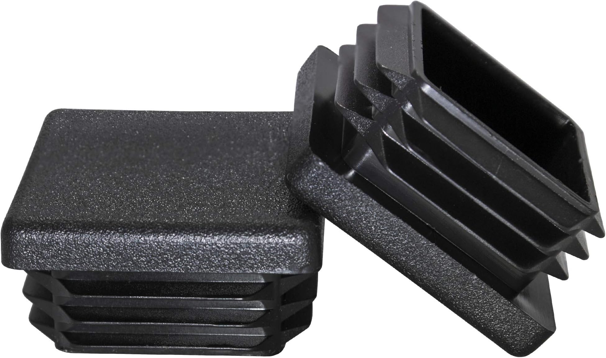 Prescott Plastics 1 1/4 Inch Square Plastic Plug, Tubing Post End Cap, Chair Glide (100)