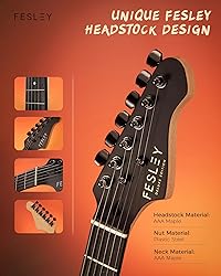 Fesley 39 inch Electric Guitar, Electric Guitar Kit