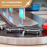 CAHAYA Acoustic Guitar Case ABS Black 41 Inch Hard Case 1.5 cm Padding view 7