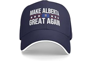 Kkaingg Make Alberta Great Again Baseball Cap Women Trucker Hat for Men Dad Hat Adjustable Snapback Hats Cowboy Hats Black