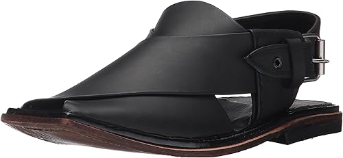 Amazon Com Peshantis Men S Sandals Handmade Black Leather