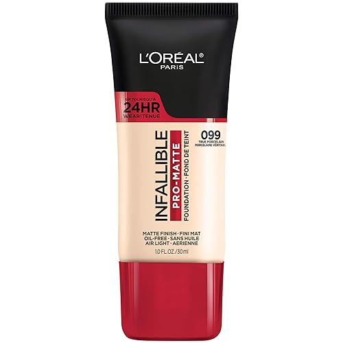 L'Oreal Paris Cosmetics Makeup Infallible Pro-Matte Liquid Longwear Foundation, True Porcelain, 1 fl oz. - Amazon deal for $9.92