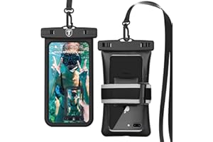 Takfox [Floating] Waterproof Phone Pouch for Samsung Galaxy S23 Ultra S22 Plus S21+ S20 Note 20 Ultra 10 A14 A03S A13 A23 A51 A71 A32 A53 5G iPhone 14 13 12 Pro Max XS XR Cell Phone Dry Bag Case-Black