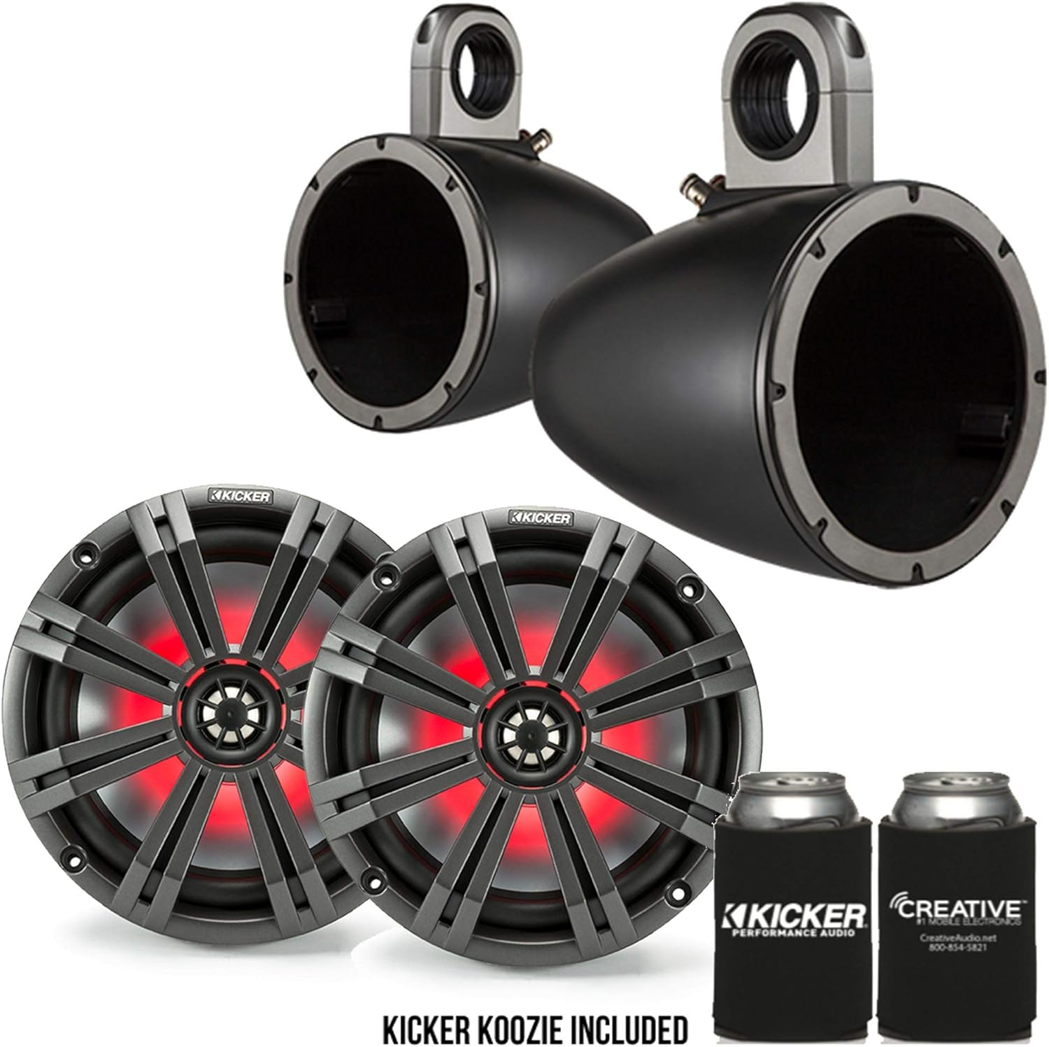 kicker 8 wake tower speakers