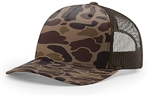 JOE'S USA Richardson 112 Trucker Hat - 5 Panel Premium Adjustable Snapback Hat - Structured Richardson Blank Caps