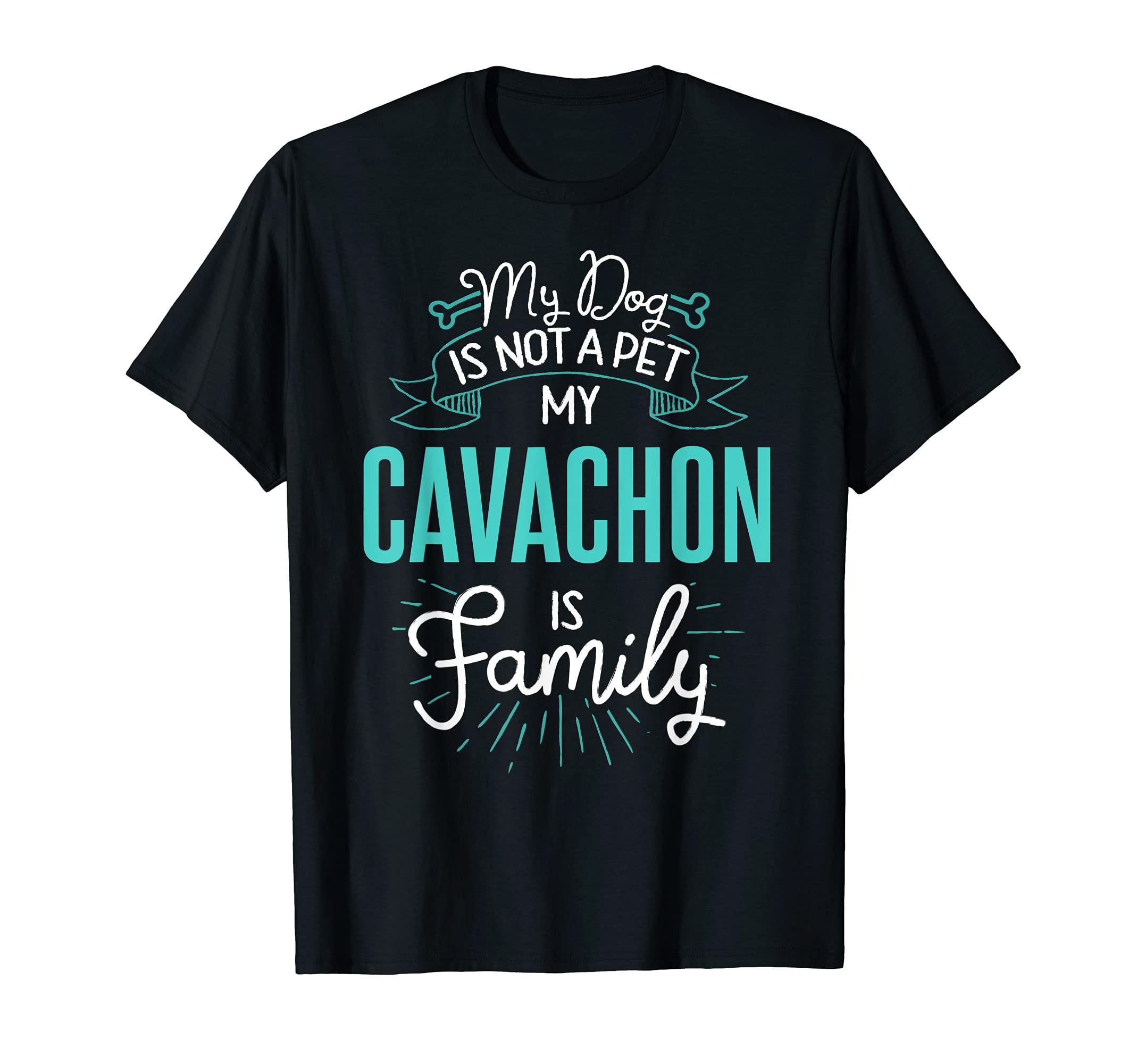 Cute Cavachon Design Family Dog Giftn T-Shirt
