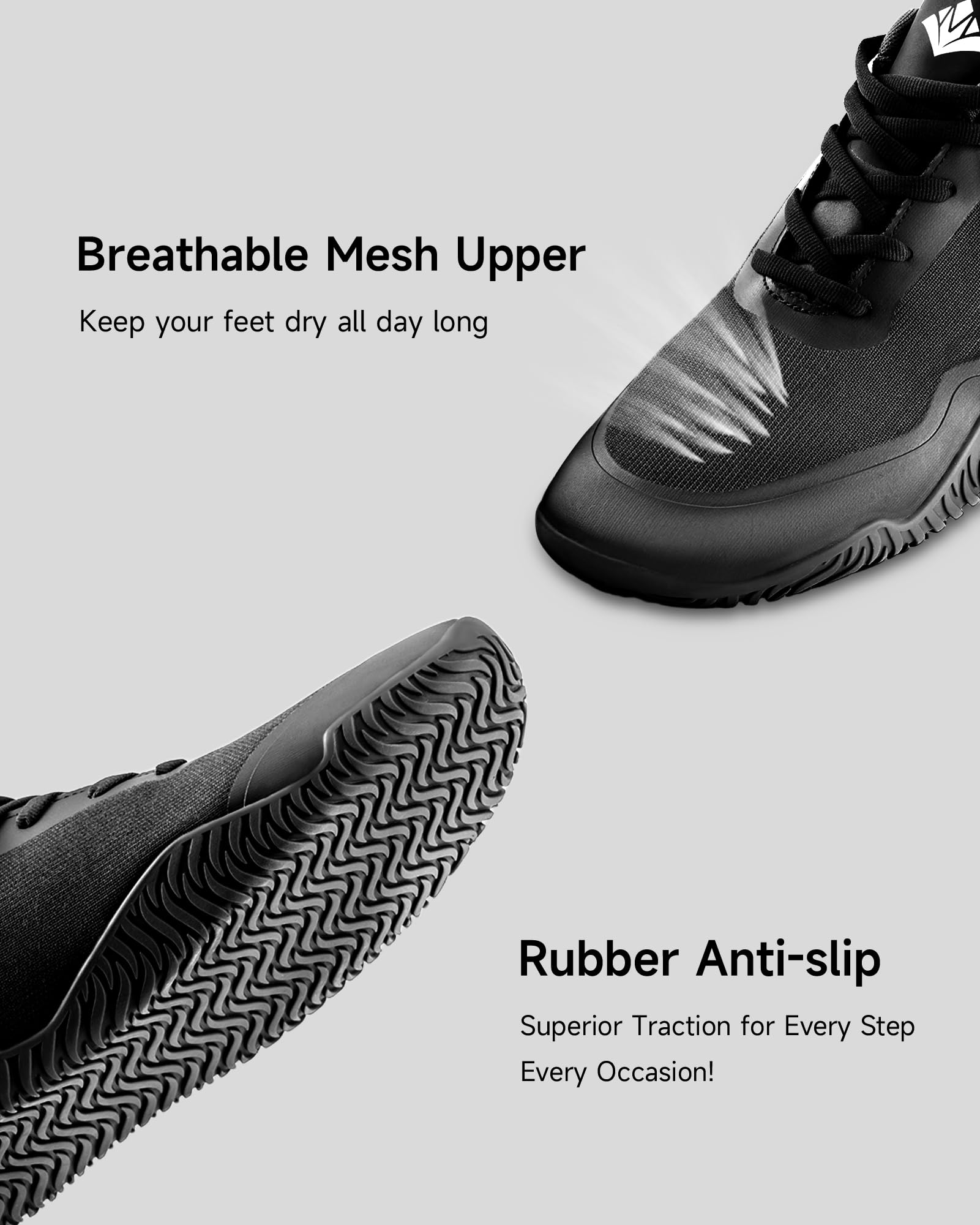 Shoe Lifts MANUEKLEAR Deadlift & Squat Shoes - Anti-Slip Lifting Shoes For Men & Women, Raised Heel, Strap & Lace Closure Training Shoes For Squats - View #7
