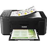 Canon PIXMA TR4720 All-in-One Wireless Printer, Home Use with Auto Document Feeder, Mobile Printing and Built-in Fax, Black |