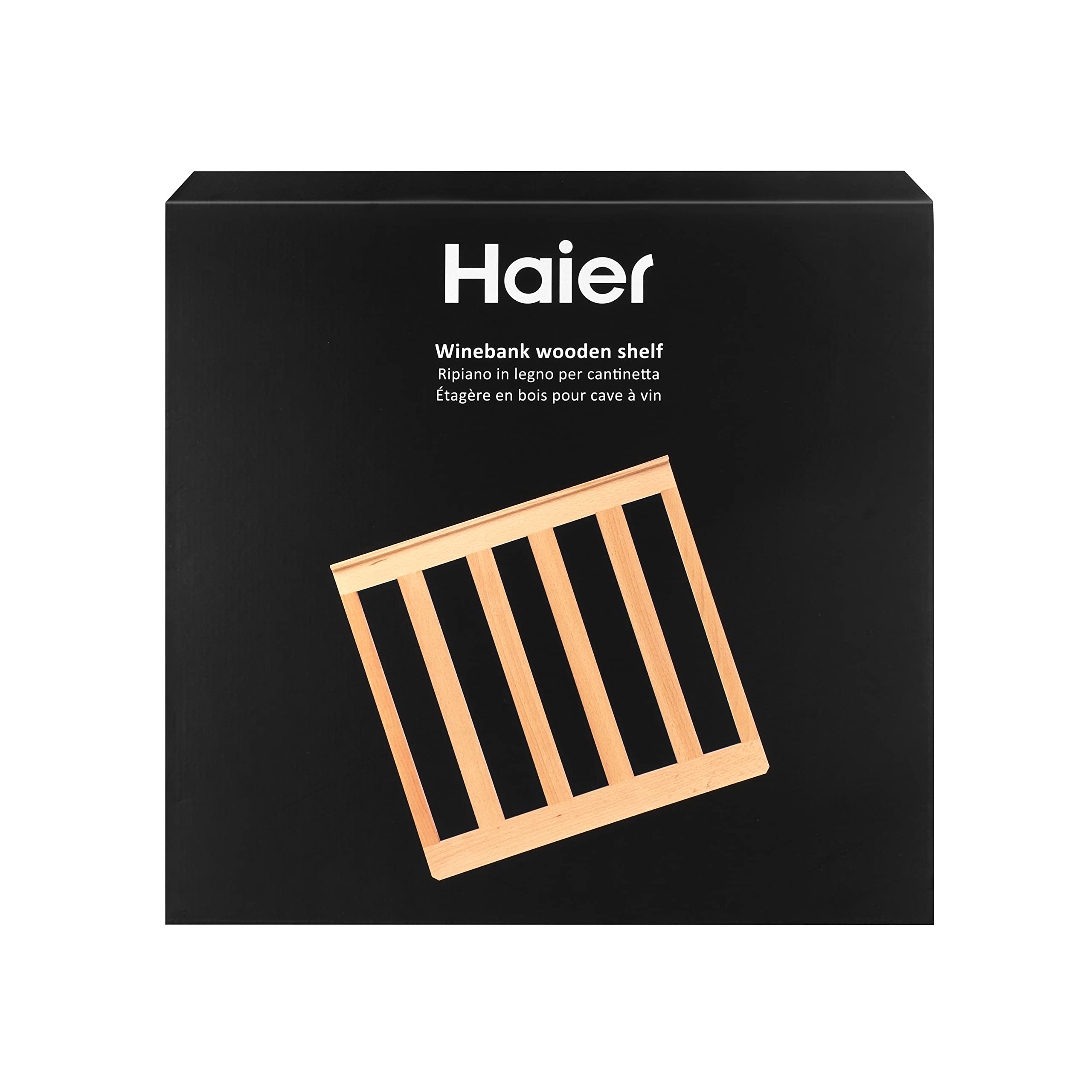Haier Wooden Shelf for Wine Cellar, Maximum Storage Capacity, Elegant and Quality, Original Haier, 41739019mm, Wood