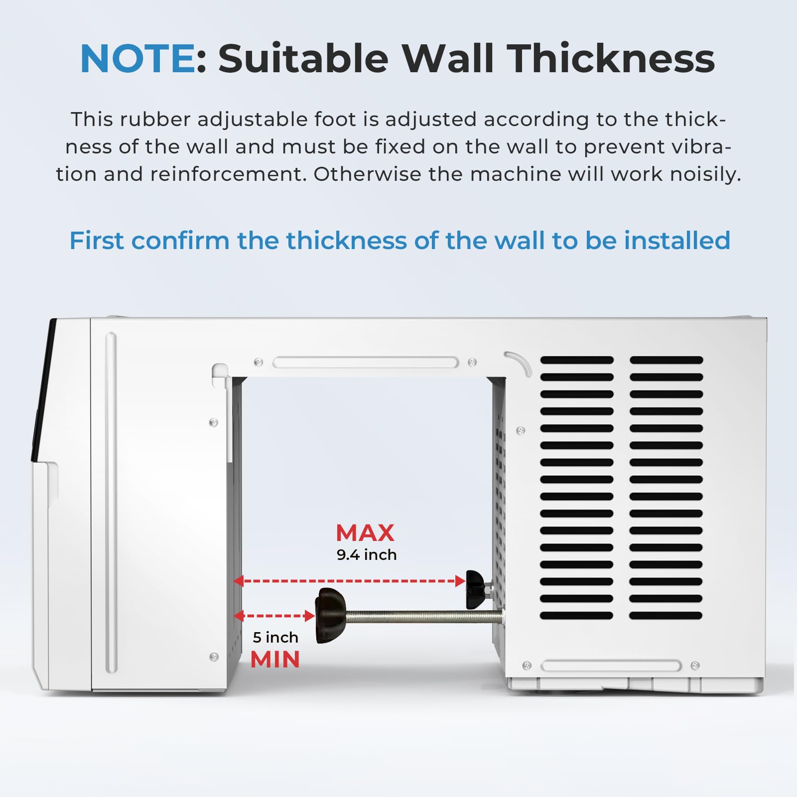 U-Shaped Air Conditioner Window Unit, 10000BTU Window AC Unit Cools up to 450 Sq. Ft, 6 Modes, Saddle Window AC Units with Full Window View, Energy Saving, Installation Kit Included, CEER11