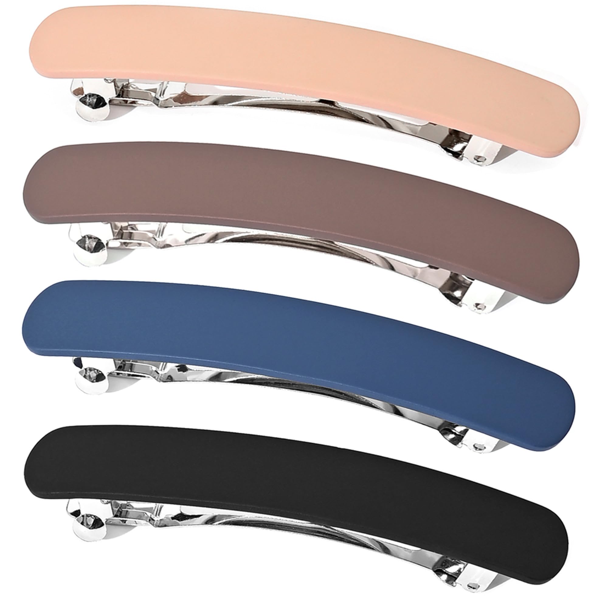 FSMILING Hair Clips Barrettes For Women Matte Hair Slides Automatic Barrettes for Women Thick Fine Hair