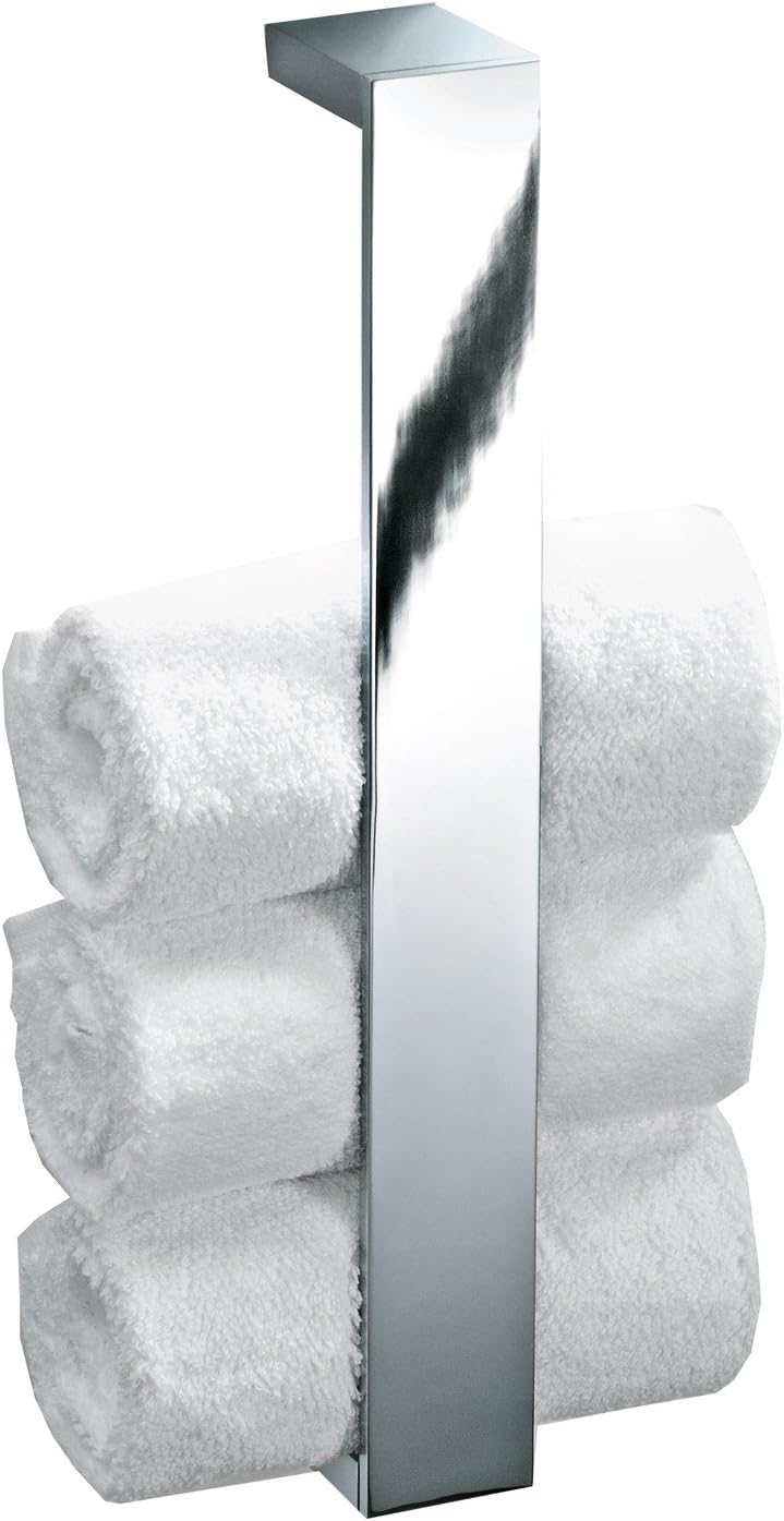chrome towel rack on Amazon Com Dwba Chrome Guest Towel Holder Vertical Towel Rack Hanger For Bathroom Home Kitchen
