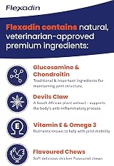 Vetoquinol Flexadin Joint Care for Cats - 60 Chews - Glucosamine Chondroitin view 5