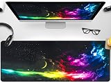 EFISH Extended XL Mouse Pad 800x300x3 mm Stitched Edges Non-Slip Base view 3