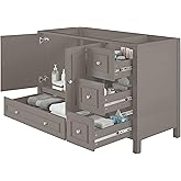Alaterre Furniture Williamsburg 48 Inch Bathroom Vanity - Freestanding Cabinet Without Sink - Large Wood Vanity with Soft-Clo