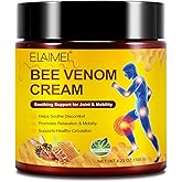 AUIWQWFI Bee Venom Cream for Joints & Muscle Comfort - Formulated with Chondroitin, Fast-Absorbing Gel for Back, Knee, Hands, Neck, Feet, 120g