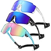 TURBOPEP 3 Pack Kids Polarized Sunglasses - Youth Baseball Sunglasses for Boys Girls Age 3-12 Sports UV Protection Goggles