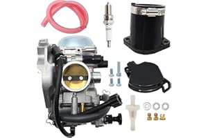 Anxingo Carburetor Assembly 15003-1446 Replacement for Kawasaki Prairie 400 1999-2002 KVF400D KVF400C 4X4, for Bayou 400 KLF4
