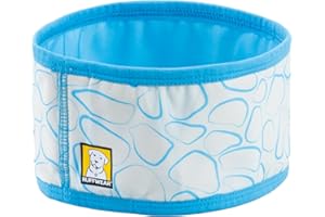 Ruffwear, Swamp Cooler Dog Neck Gaiter, Evaporative Cooling Gear for Hot Weather, Biolumin Blue, Large