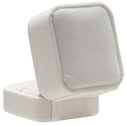 Giftop Velvet Single Ring Box Case Holder for