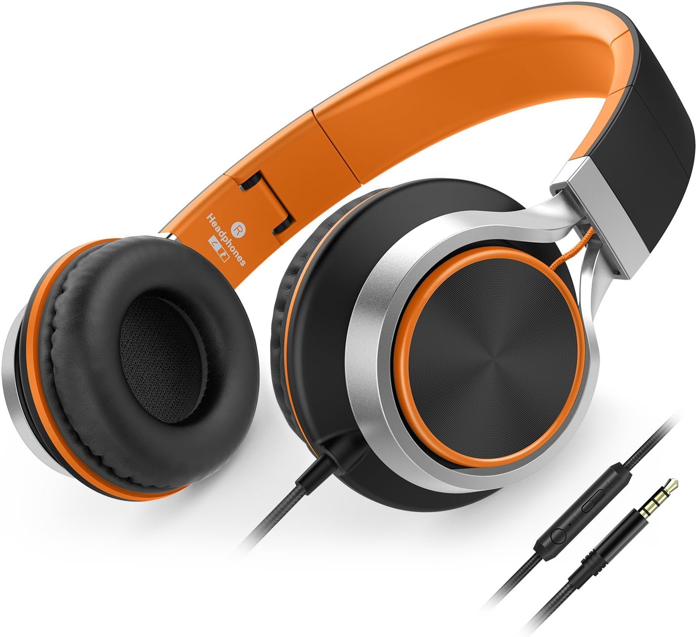 AILIHEN Headphones with Microphone Lightweight Foldable