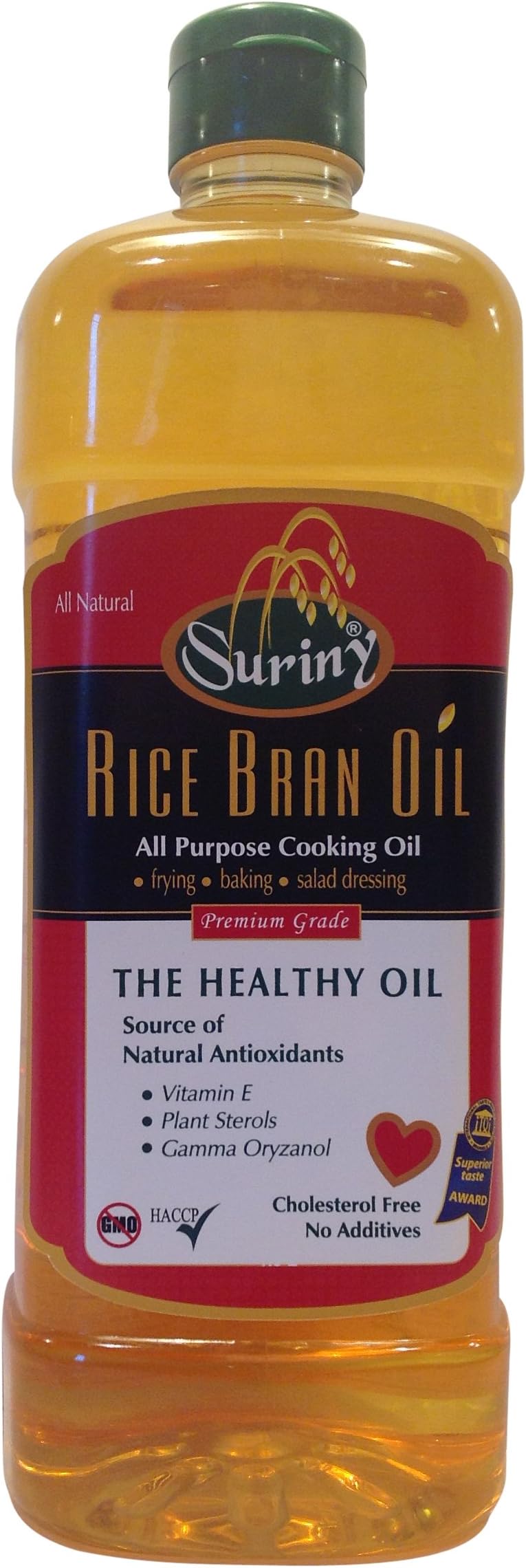 Suriny Rice Bran Oil, 50.721 Fluid Ounce