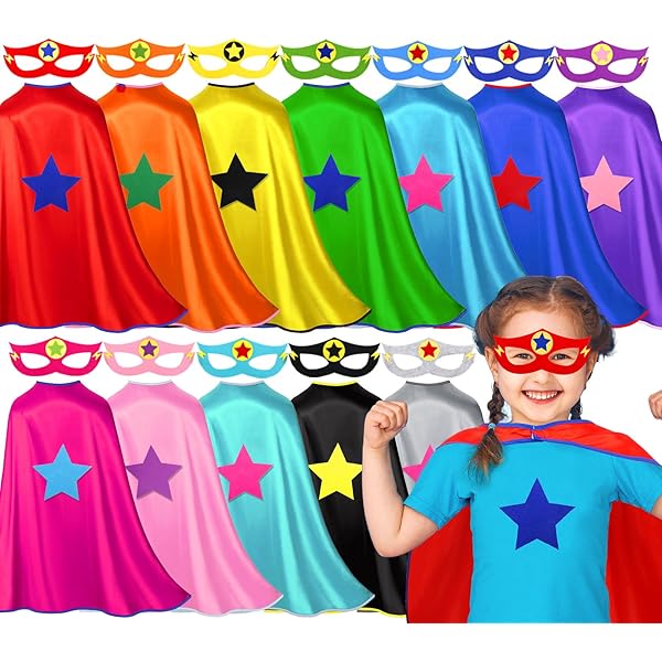 Amazon.com: iROLEWIN Superhero-Capes for Kids Bulk 20 Pack