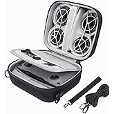 Krypthos Carrying Case for DJI Neo, Portable Shoulder Bag Travel Neo Case with Elastic Strap to Fix DJI Neo Drone, Suit for Travel and Home Storage Drone and Its Accessories Black- Not for Neo 2