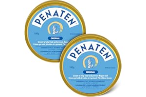Penaten Original Medicated Diaper Rash Cream, Baby Diaper Rash Cream, Zinc Oxide, Pack of 2 x 166g