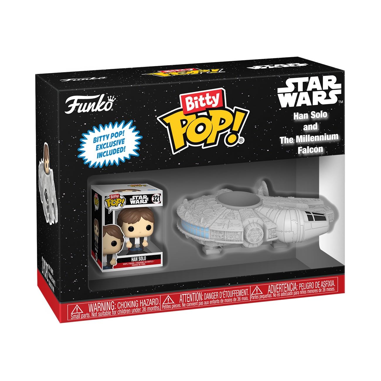 Bitty Pop! Rides Han Solo and The Millennium Falcon