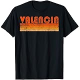 Vintage Retro Valencia Spain T-Shirt