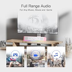 Redragon GS560 RGB Desktop Soundbar, 2.0 Channel