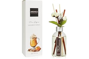 Aronica Fall Decorations for Home, Kitchen Decor and Accessories, Office Decorations for Work, Reed Diffusers for Home Vanilla, Adornos De Baño, Cinnamon Vanilla Diffider Office Decor, Aesthetic Room